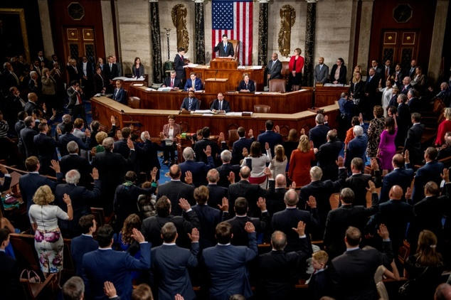 Hạ viện Mỹ bỏ phiếu để xóa bỏ đạo luật Obamacare. (Ảnh: AFP)