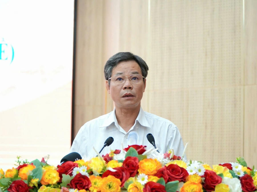 Ông Nguyễn Xuân Kiệm - Phó Giám đốc Sở Thông tin và Truyền thông tỉnh Kiên Giang phát biểu