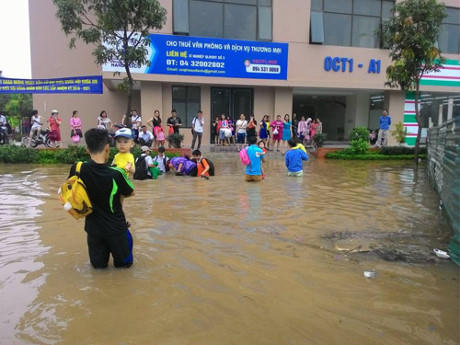 Chung cư H&agrave; Nội n&agrave;o nguy cơ ngập m&ugrave;a mưa b&atilde;o năm nay?