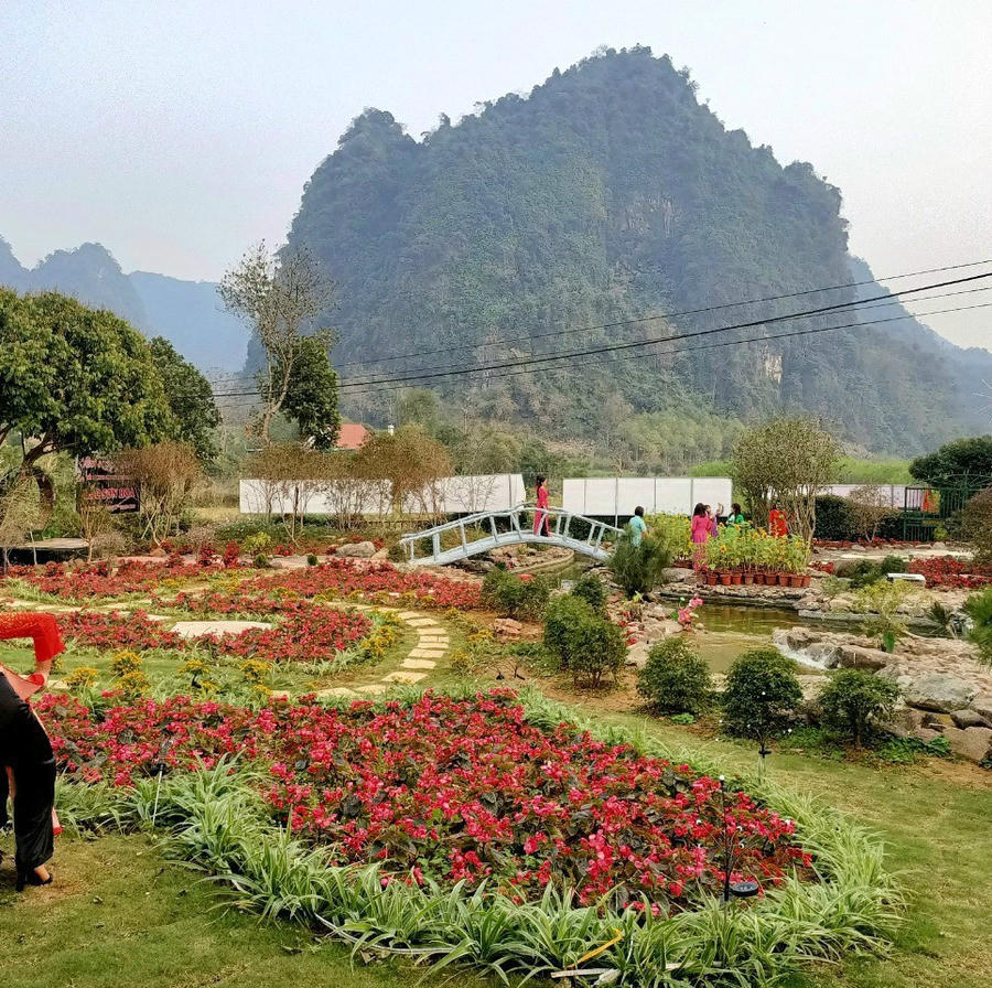 Một góc điểm du lịch sinh thái Bắc Sơn Hoa.