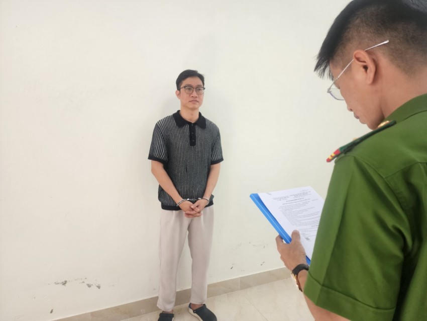 Đối tượng Nguyễn Duy Tuấn. Ảnh: Công an TP Đà Nẵng