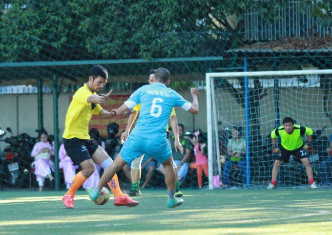 Các trận đấu trong khuôn khổ giải luôn diễn ra sôi nổi và kịch tính.