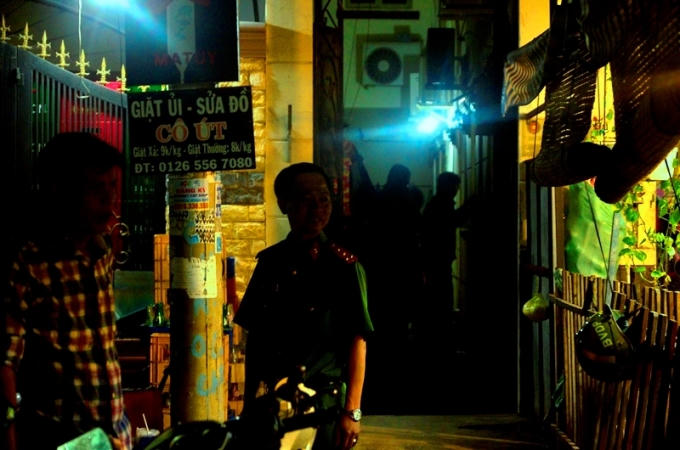 Khu vực dãy trọ nơi xảy ra vụ việc