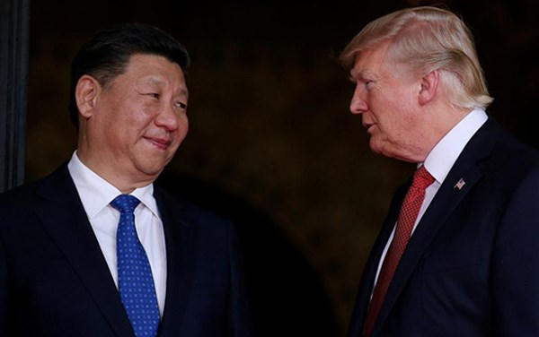 Chủ tịch Trung Quốc Tập Cận Bình và Tổng thống Mỹ Donald Trump. (Ảnh: Reuters)