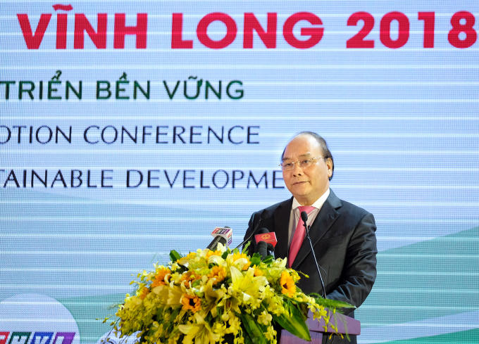 Thủ tướng Nguyễn Xuân Phúc tại hội nghị.