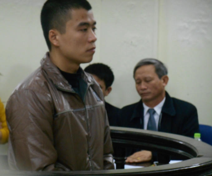 Cựu cán bộ công an Chu Ngọc Linh tại phiên tòa phúc thẩm ngày 25/12 - Ảnh: Nguyễn Xinh