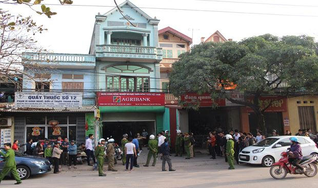 Ngân hàng bị cướp chiều ngày 26/1.