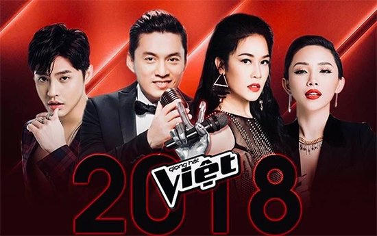 Bộ tứ HLV The Voice năm nay.