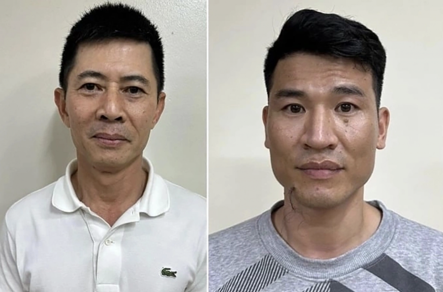 Các bị can trong vụ án.