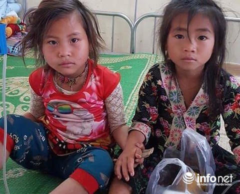 Hai bé đã được hồi phục vì cấp cứu kịp thời (Ảnh: Infonet)