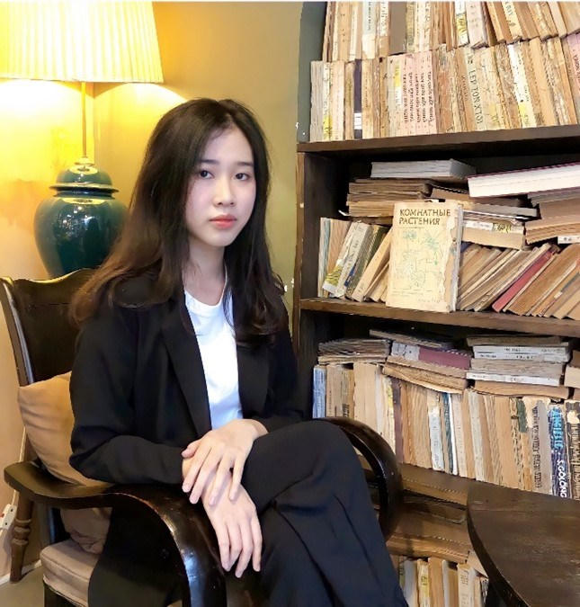 Nữ sinh Nguyễn Thùy Hương. Ảnh: Thanh Nhân