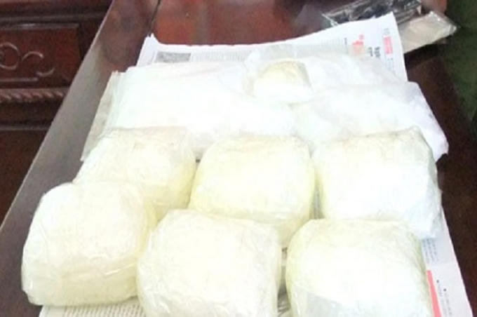 5 kg ma túy đá bị cơ quan điều tra thu giữ.