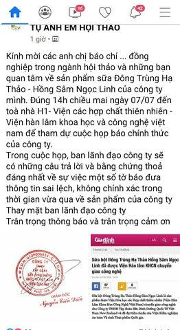 Công ty tập đoàn sữa dinh dưỡng quốc tế Việt Nam New Zealand đã lợi dụng vào buổi họp báo để đánh lạc hướng người tiêu dùng.