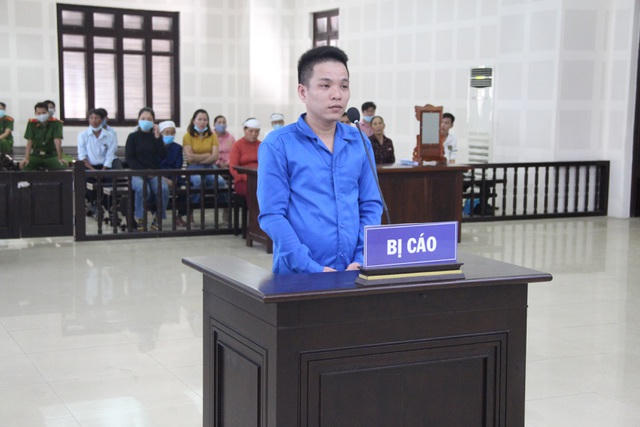 Bị cáo Tuấn tại phiên tòa.