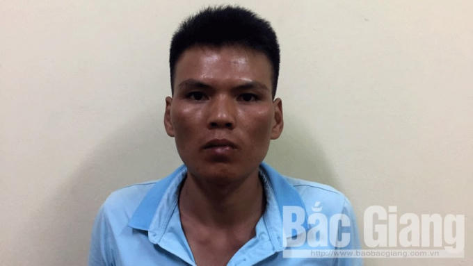 Đối tượng Vi Văn Thiện (Ảnh: Báo Bắc Giang).