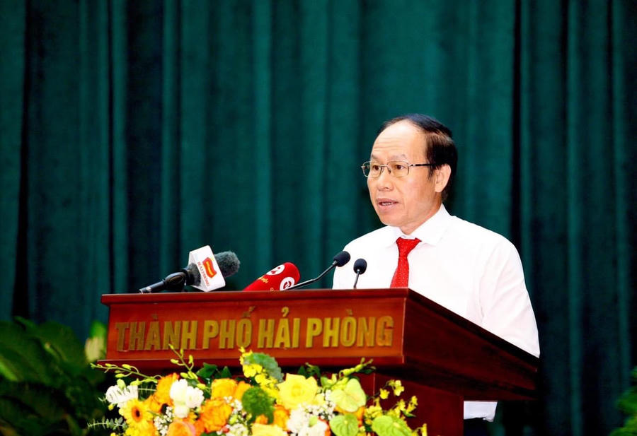 UVTW Đảng, Bí thư Thành ủy Hải Phòng Lê Tiến Châu phát biểu, chỉ đạo Kỳ họp thứ 11 HĐND TP Hải Phòng