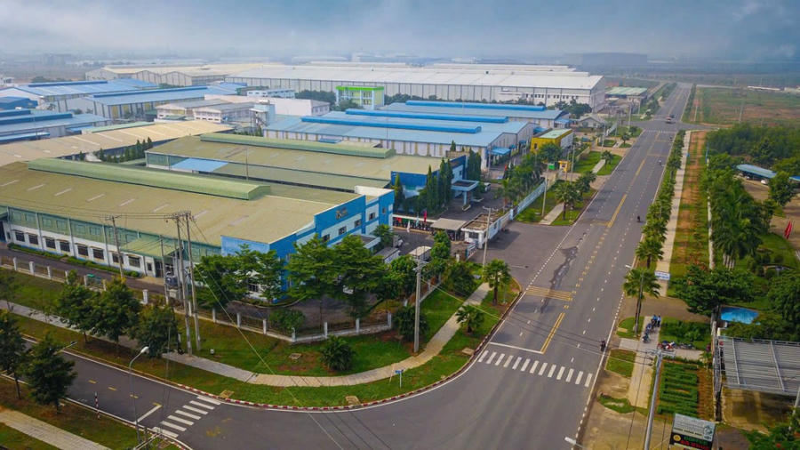 Một góc thị trấn Trảng Bom.