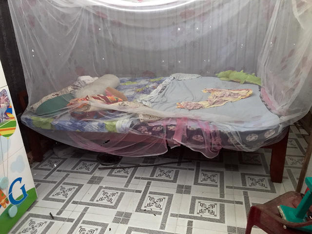 Khu vực đối tượng Lý A. ép chị L. quan hệ 2 lần.              Con hẻm bên trái nhà chị L, nghi nơi Lý A. đột nhập để vào nhà chị L.