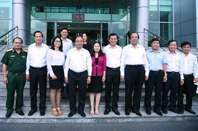 Thut tướng cùng đoàn lãnh đạo tỉnh Bà Rịa Vũng Tàu.