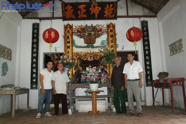 Thượng cung mới được xây dựng lại trên nền đất của đình xưa.