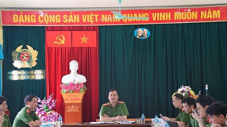 Đại tá Phạm Trung Hiếu - Trưởng phòng Cảnh sát PCCC&CNCH.