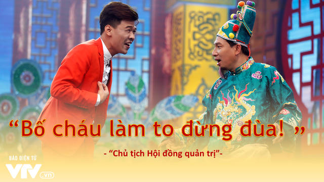 Cậu cháu của Bắc Đẩu kết thúc bài hát của mình bằng tuyên bố dõng dạc với Táo Kinh Công: "Bố cháu làm to đừng đùa!"