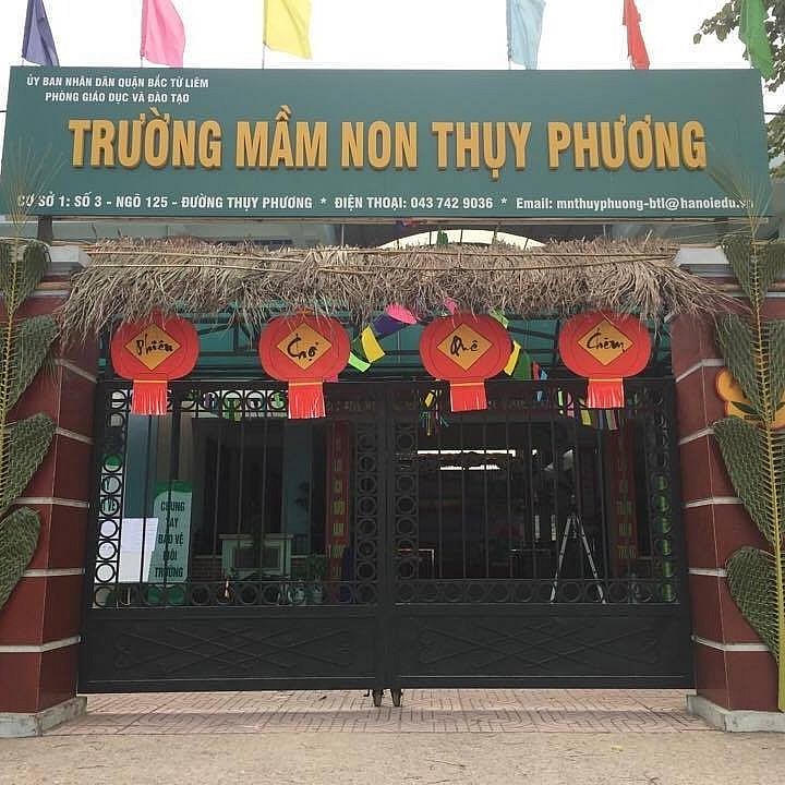 Trường mầm non Thuỵ Phương, quận Bắc Từ Liêm.