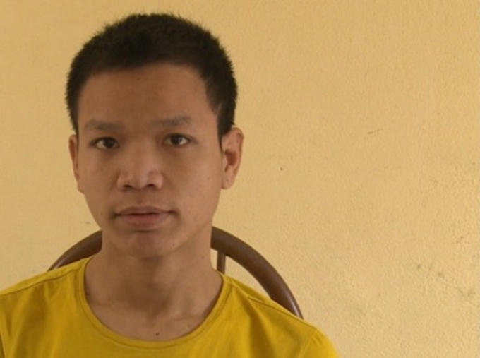 Nguyễn Đức Mạnh tại cơ quan Công an.