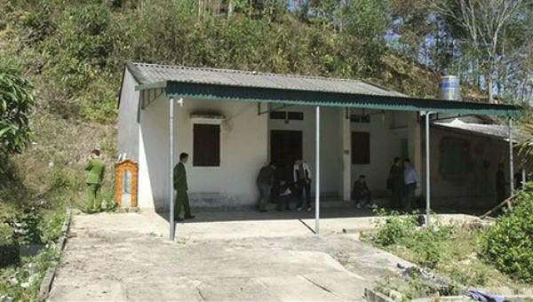 Hiện trường nơi xảy ra vụ việc nữ sinh giao gà bị giết.