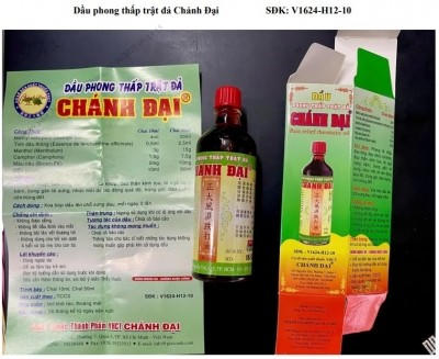 Hình ảnh sản phẩm Dầu phong thấp trật đả Chánh Đại.