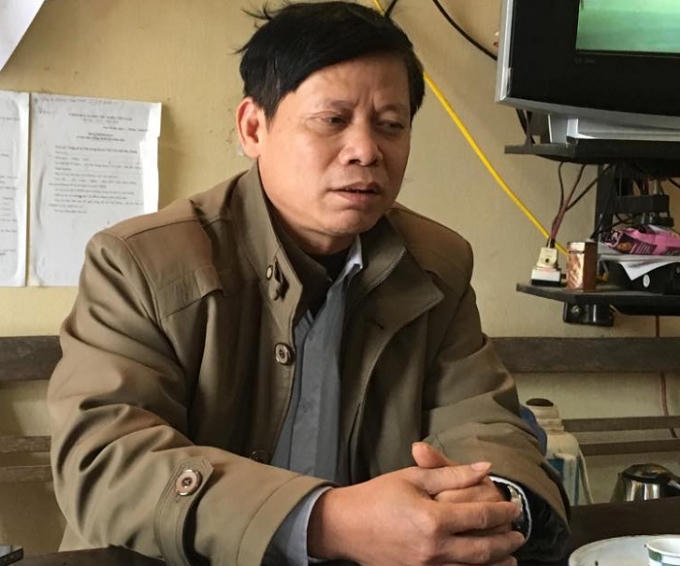 Ông Dương Văn Thân, Trưởng Công an xã Vân Trung nói về sự việc.