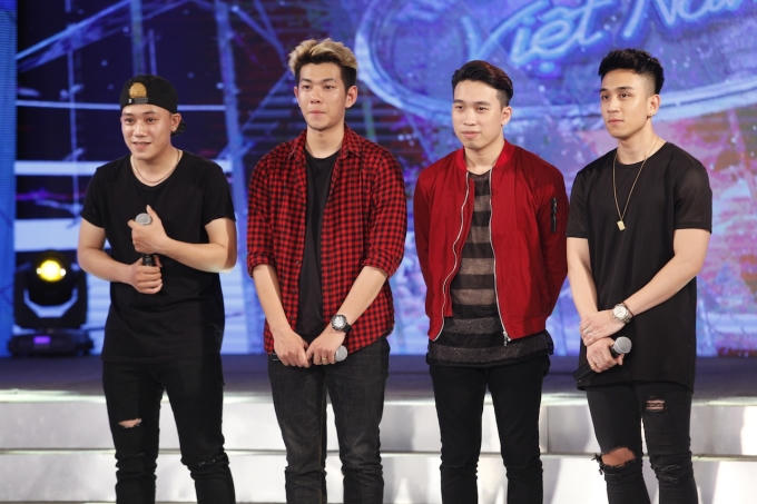 Bá Duy, Minh Đức, Quang Đạt, Tùng Dương.