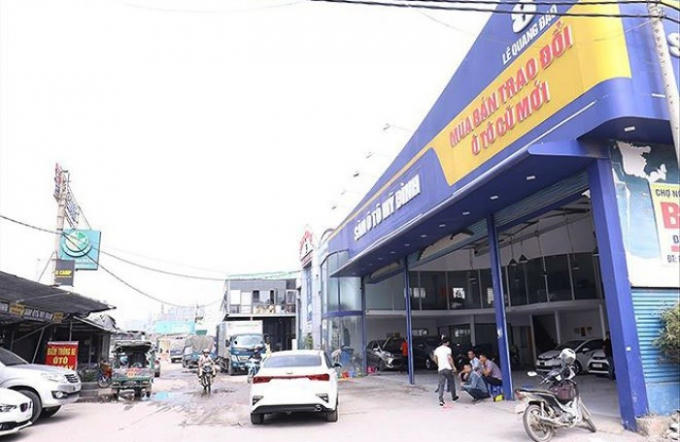 Khu nhà xưởng, kho bãi trên khu đất do Khu liên hợp thể thao quốc gia Mỹ Đình quản lý, khai thác.