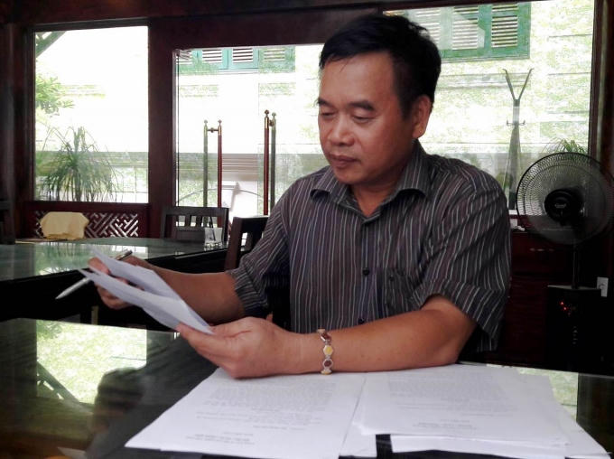 Ông Nguyễn Ngọc An trình bày với PV Phapluatplus.vn.