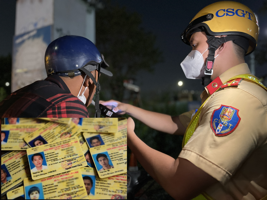 Luật trật tự an toàn giao thông đường bộ có nhiều điểm mới về điểm và trử điểm Giấy phép lái xe và mức xử phạt vi phạm nồng cồn. Hình ảnh mang tính chất minh họa.