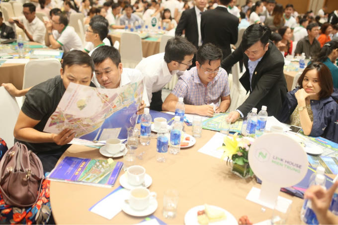 Dự án thu hút sự quan tâm của khách hàng, đối tác trong lễ mở bán.