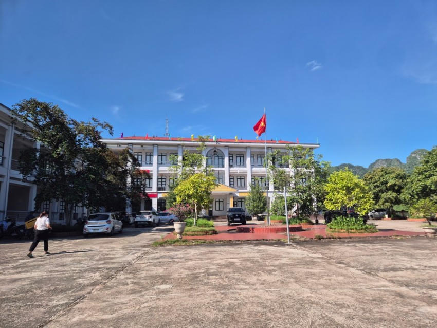Trụ sở UBND xã Hợp Kim, tỉnh Phú Thọ.