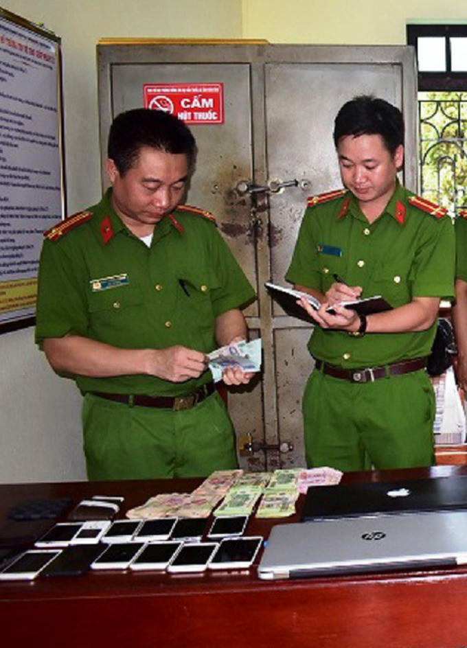 Tang vật thu giữ trong vụ án (ảnh ANTT).