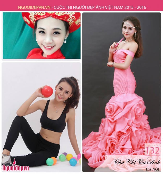 Thí sinh Chử Thị Tú Anh, SBD 132, Hà Nội