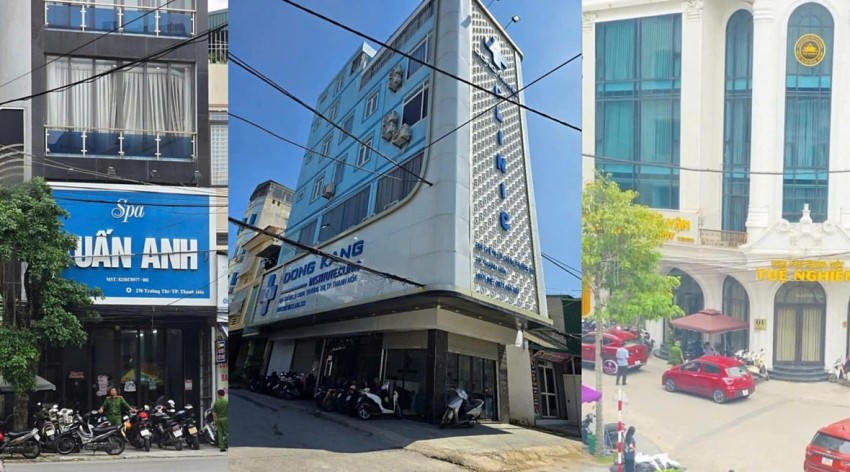 Công an Thanh Hóa liên tiếp triệt phá các thẩm mỹ viện “lừa dối khách hàng”.