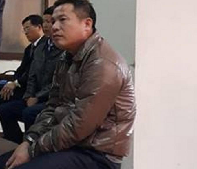 Nguyễn Quang Kỳ tại phiên tòa ngày 12/1.