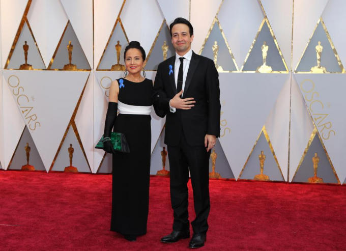 Diễn viên Lin-Manuel Miranda và Luz Towns-Miranda. ((Ảnh: Reuters)