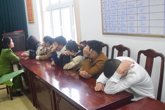 Có tới 29/30 đối tượng được xác định dương tính với chất ma túy.