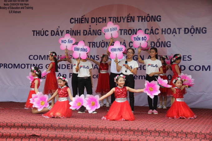 Nam Đàn (Nghệ An): Trường THCS Kim Liên tổ chức hoạt động truyền thông về bình đẳng giới trong nhà trường