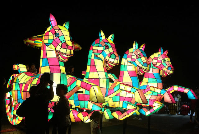 Người dân Australia tham gia một sự kiện mừng năm mới Đinh Dậu 2017 tại thành phố Sydney. Những chiếc đèn lồng với nhiều hình thù ngộ nghĩnh của các con vật luôn thu hút sự chú ý của nhiều người. (Ảnh: Reuters)