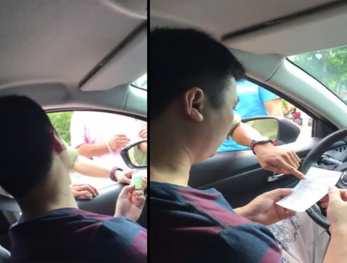 Theo gi&aacute; giữ xe tại đ&acirc;y, 1 ng&agrave;y - đ&ecirc;m gửi xe &ocirc; t&ocirc; hết 450.000. Ảnh: chụp từ clip