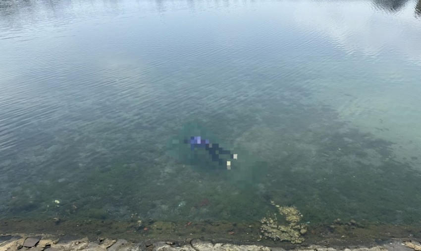 Hiện trường nơi phát hiện thi thể nạn nhân.