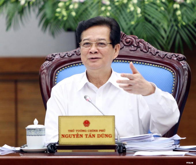 Thủ tướng Chính phủ Nguyễn Tấn Dũng (Ảnh: TTXVN).