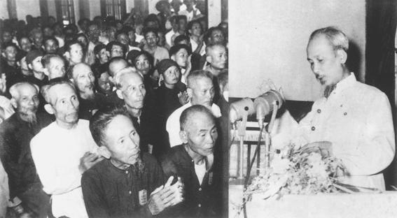 Ngày 13/6/1957, Bác Hồ nói chuyện với hơn 4.000 đại biểu các tầng lớp nhân dân, các dân tộc, các tôn giáo Thanh Hóa. (Ảnh tư liệu).