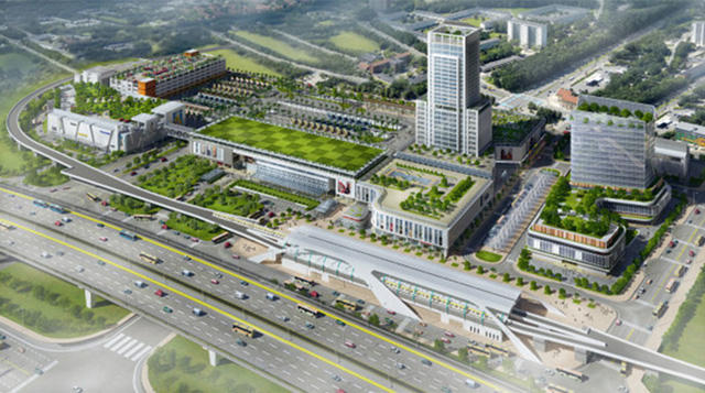 Phối cảnh thiết kế dự án Bến xe Miền Đông mới